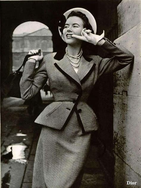 dior under 50|1950s rich fashion.